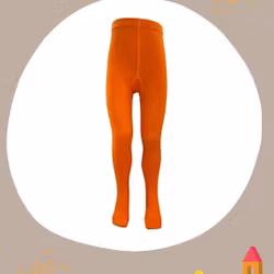 Barn strumpbyxor Sunrise orange- med halkskydd 1-10år