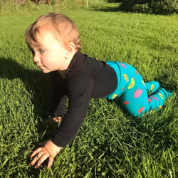 Barn strumpbyxor med anti-slip - Grönsaker nyfödd-6år