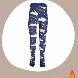 Barn strumpbyxor med halkskydd - Stjärnfall 0-6år