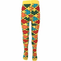 Puzzel! Barn strumpbyxor med halkskydd 0-6mån