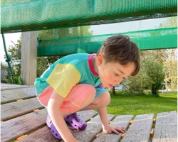 Sommar-set T-shirt + shorts för barn - Neon 90´s - 1-8år