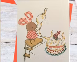 Inbjudningskort till kalas - 10st enkla