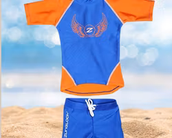 Zunblock UV-set för baby/barn - Rocky Orange 74-92cl