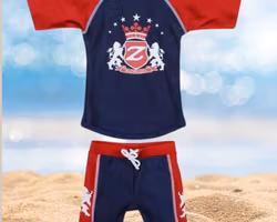 Zunblock UV-set baby/barn - Lion Röd Blå -74-92cl