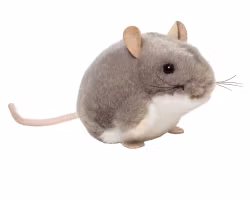 Mjukisdjur Grå gosedjurs mus 9cm från Teddy Hermann – En liten vän med stor personlighet