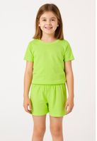 Sommar pyjamas barn shorts +T-shirt Lime 80-130cl