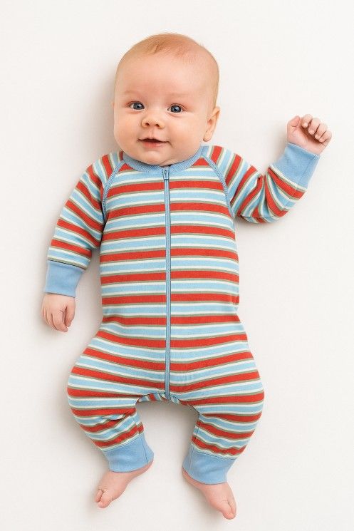 Pyjamas för baby 50/62/68cl Multifärgad 100% bomull