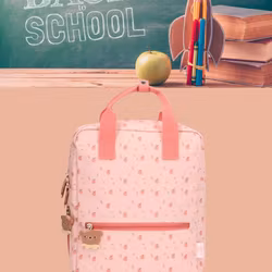 Skolryggsäck rosa för Barn från Eef Lillemor – Stilren, Vattentät & Miljövänlig (5–9 år)