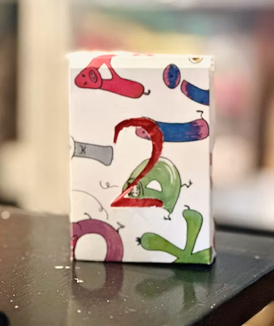 Adventskalender att fylla själv - 24 lådor Reuse Recycle
