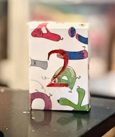 Adventskalender att fylla själv - 24 lådor Reuse Recycle