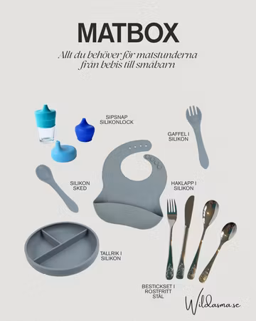 Matbox – Allt för barnets första matstunder - Blå