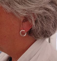 Örhängen Twist rund 3 mm