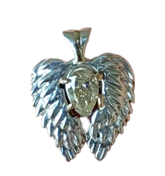 Änglavingar med diamant
