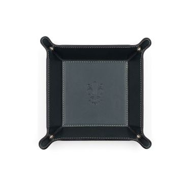 Firenze Leather Tray Dark Green