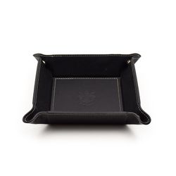 Firenze Leather Tray Black