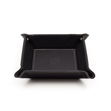 Firenze Leather Tray Black