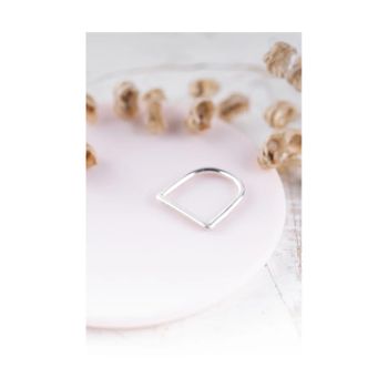 Clare Minimal D Ring Silver