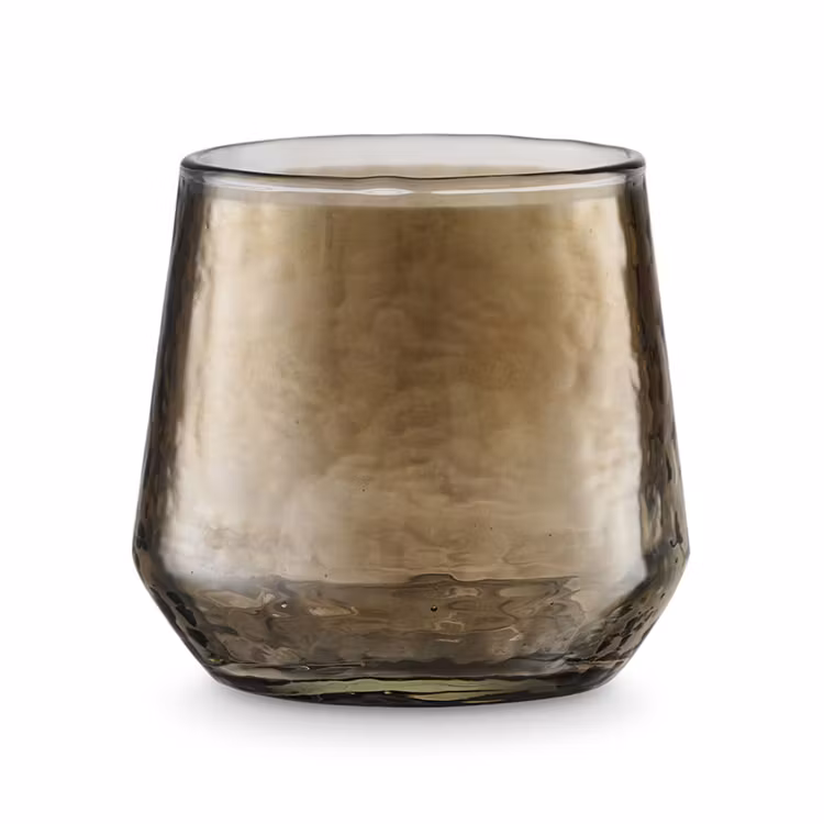 Luster tealight holder brown