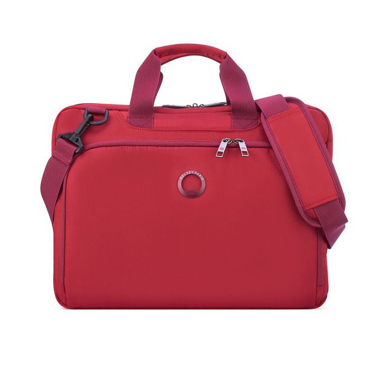 Delsey Esplanade laptop bag red