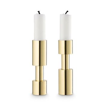H.Skjalm P. Sunday Candlestick Polished Brass