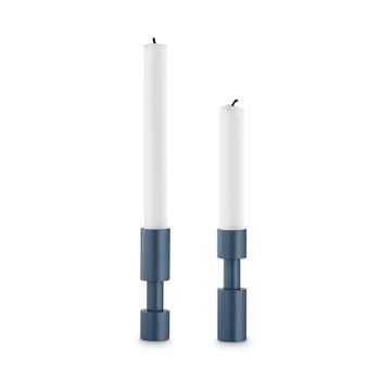 H.Skjalm P. Sunday Candlestick Petrol Blue 11 cm