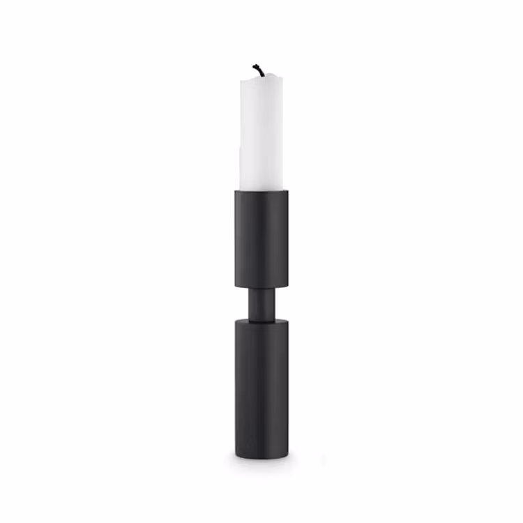 H.Skjalm P. Sunday Candlestick Black 14 cm