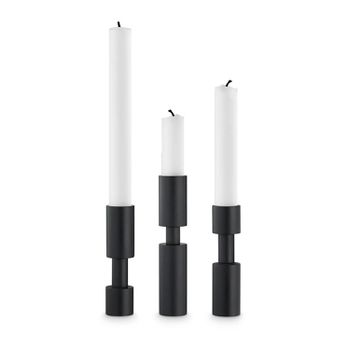H.Skjalm P. Sunday Candlestick Black 14 cm