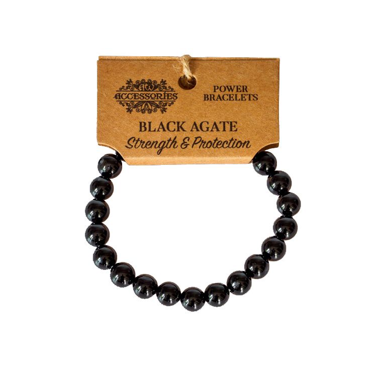 Power Bracelet Black Agate