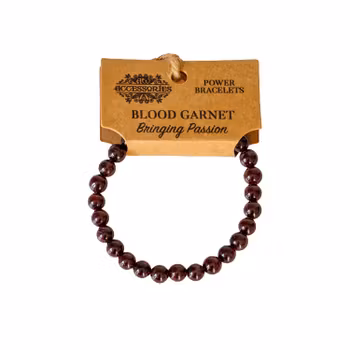 Power Bracelet Blood Garnet