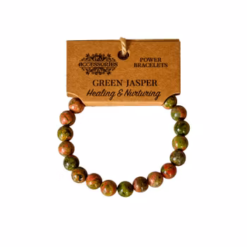 Power Bracelet Green Jasper