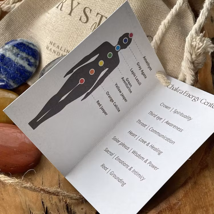 7 Chakra meditation stones