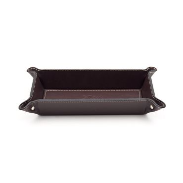 Firenze Leather Tray Small Brown