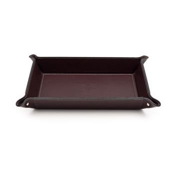 Firenze Leather Tray Large Brown