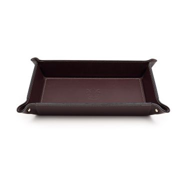 Firenze Leather Tray Large Brown