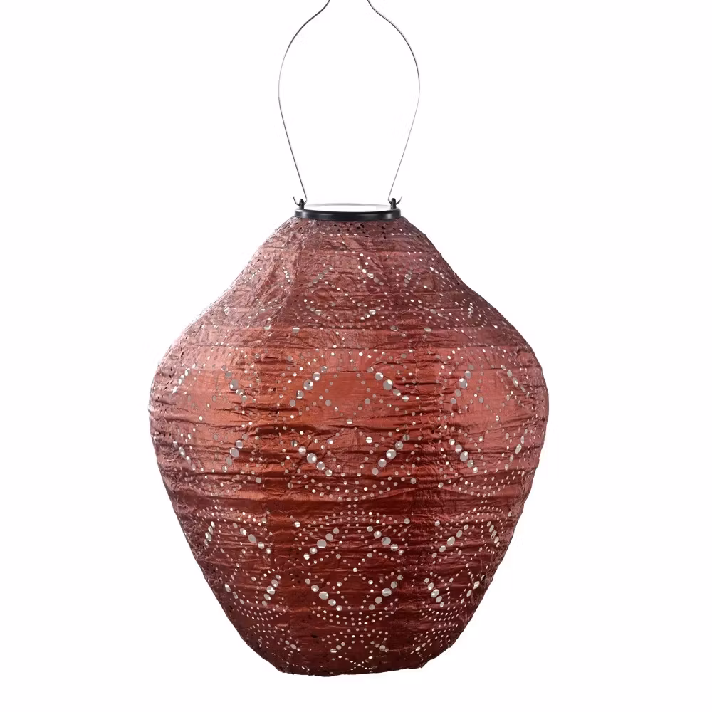 LUMIZ solar lantern Mandela copper 30 cm