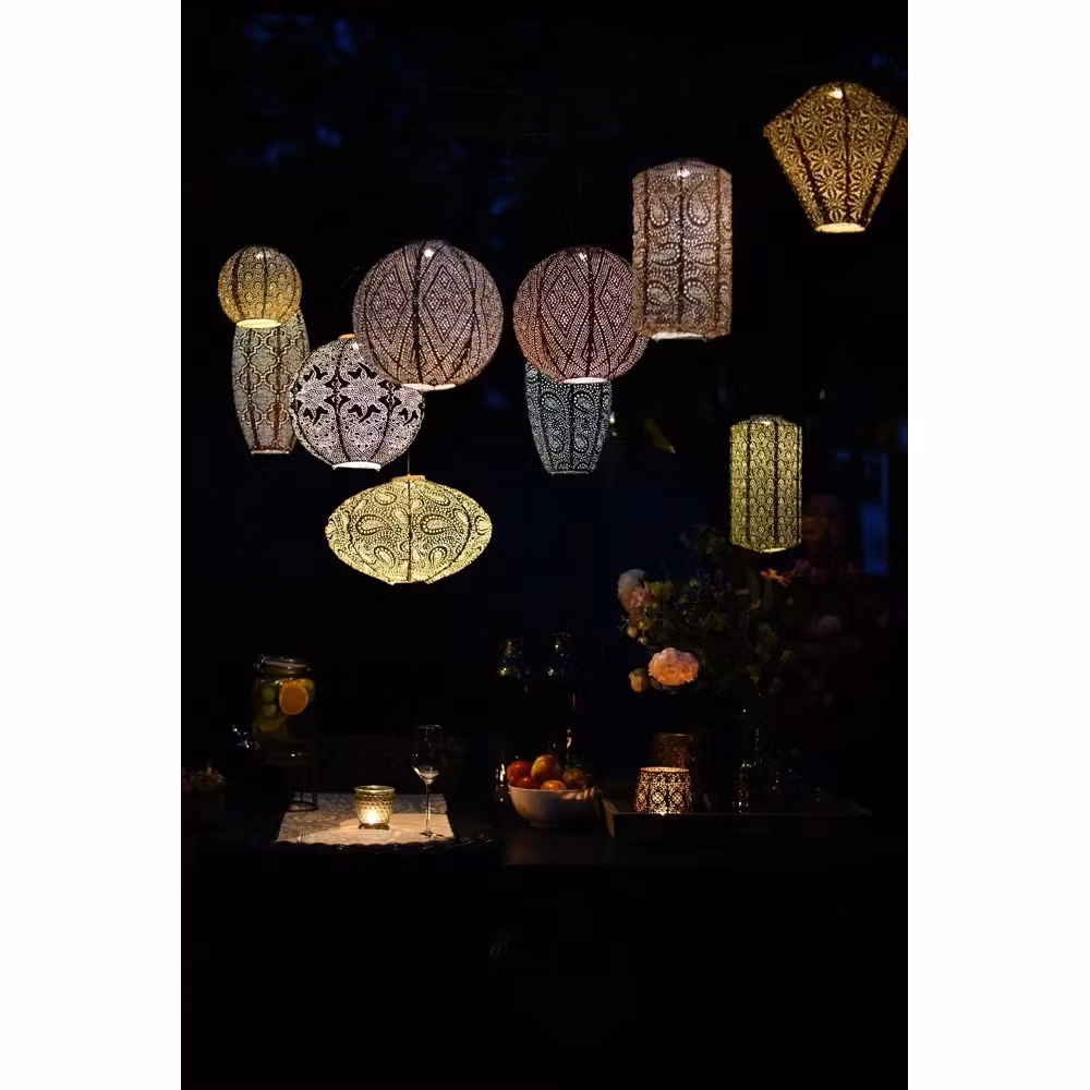 LUMIZ solar lantern Mandela copper 30 cm