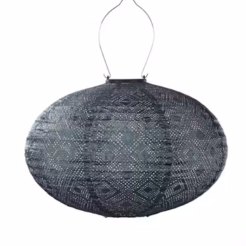 LUMIZ solar lantern Mosaic oval bluegrey 40 cm