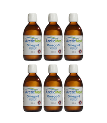 6 x ArcticMed Omega-3 Premium Lemon, 300ml