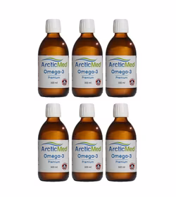 6 x ArcticMed Omega-3 Premium Lemon, 300ml