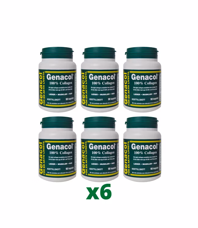 6 x Genacol Collagen 90 tabletter