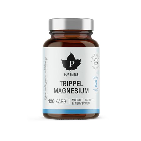 Pureness Trippel Magnesium, 120 kapslar
