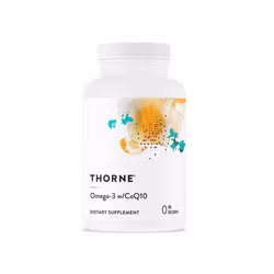 Thorne Omega-3 med CoQ10, 90 kapslar