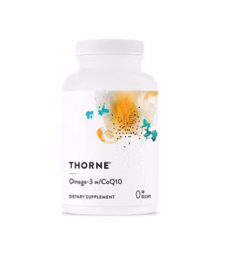 Thorne Omega-3 med CoQ10, 90 kapslar