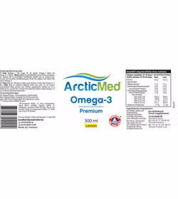 ArcticMed Omega-3 Premium Lemon, 300ml