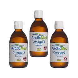 3 x ArcticMed Omega-3 Premium Lemon, 300ml