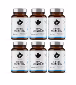 6 x Trippel Magnesium, 120 kapslar