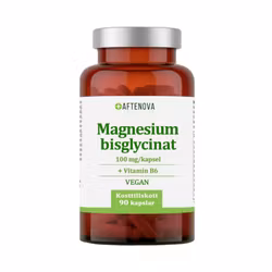 AfteNova Magnesium Bisglycinat 100mg, 90 kapslar