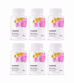 6 x Thorne Basic Prenatal, 90 kapslar