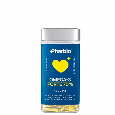 Pharbio Omega-3 Forte, 120 kapslar