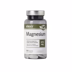 Elexir Magnesium 375mg Vegan, 120 tabletter
